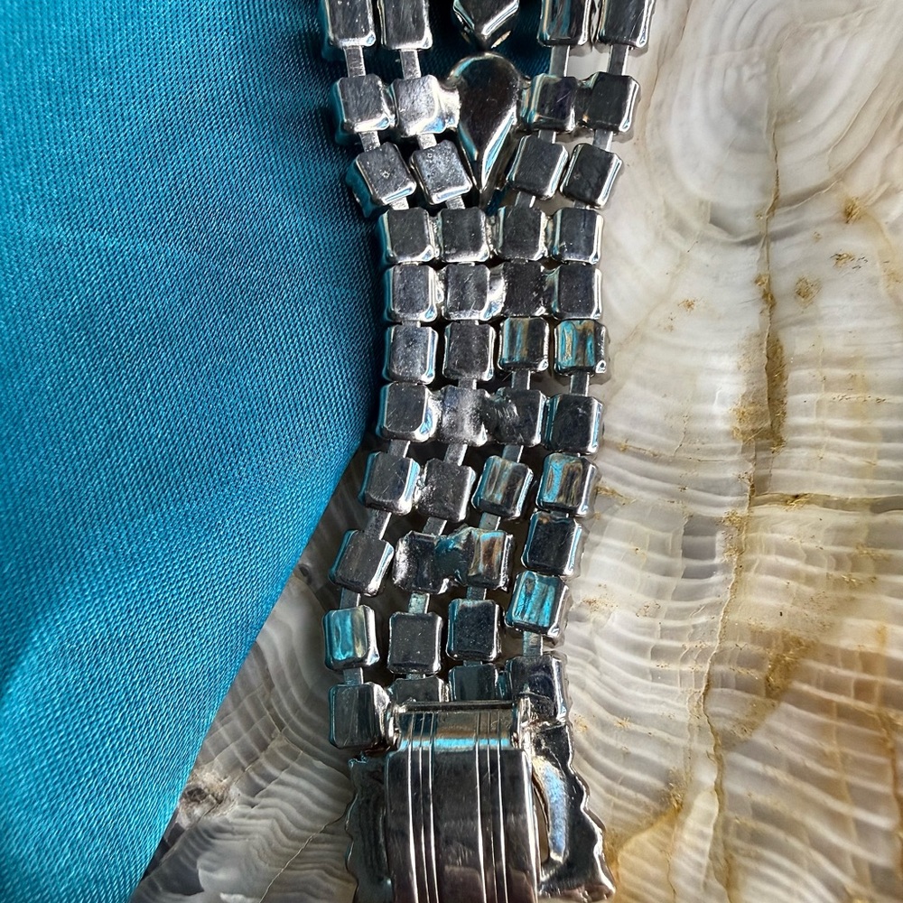 Elegant Rhinestone Evening Bracelet - Picture 8 of 8